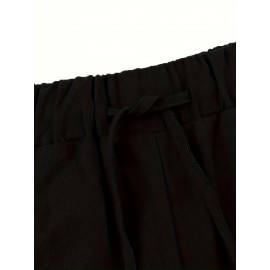 Men's Casual Haren Pants, Relaxed Fit, Solid Color