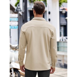 Men's Oxford Shirt Long Sleeve Dress Shirts Casual Button Down Shirts Regular Fit
