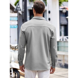 Men's Oxford Shirt Long Sleeve Dress Shirts Casual Button Down Shirts Regular Fit