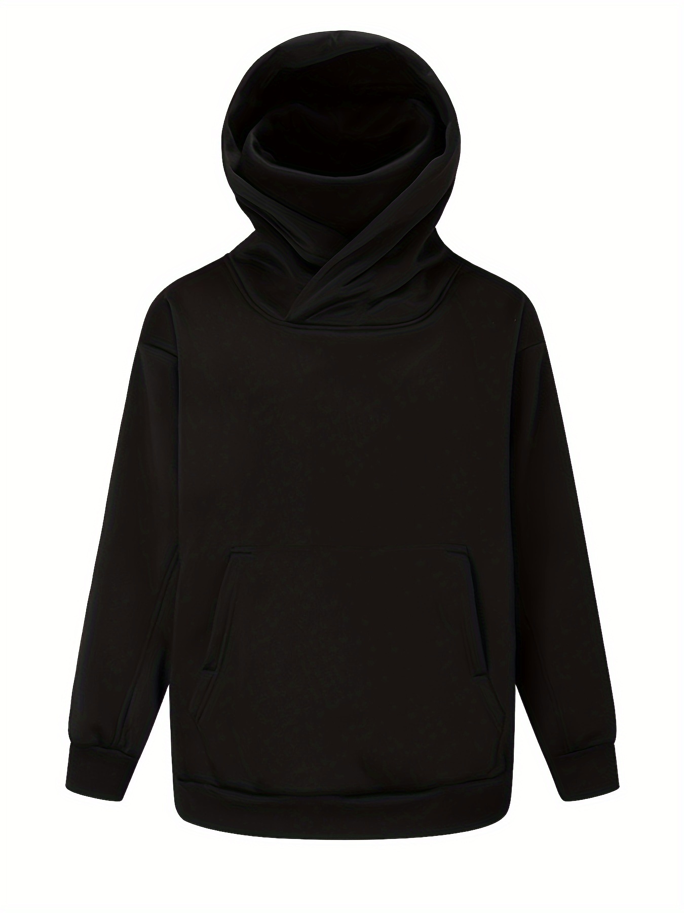 mens   heavy   plush   hoodie ninja   oversize shoulder pullover novelty hoodie hoodie details 8